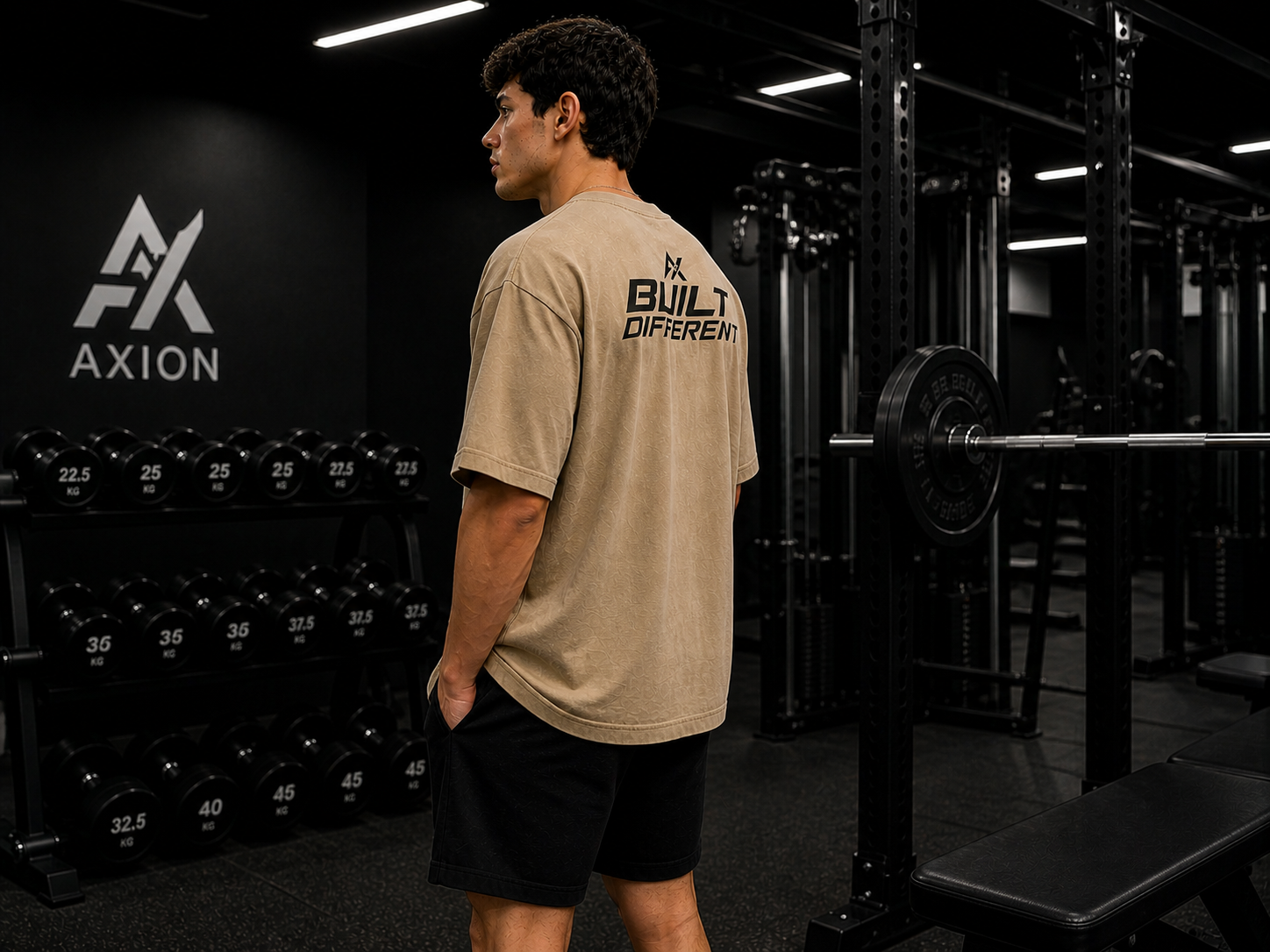 AXION Oversized Tee – Built Different