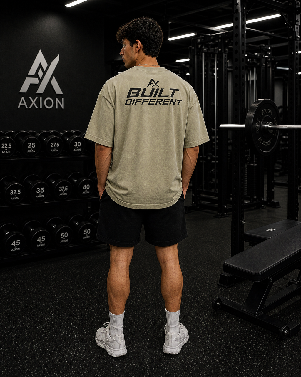 AXION Oversized Tee – Built Different