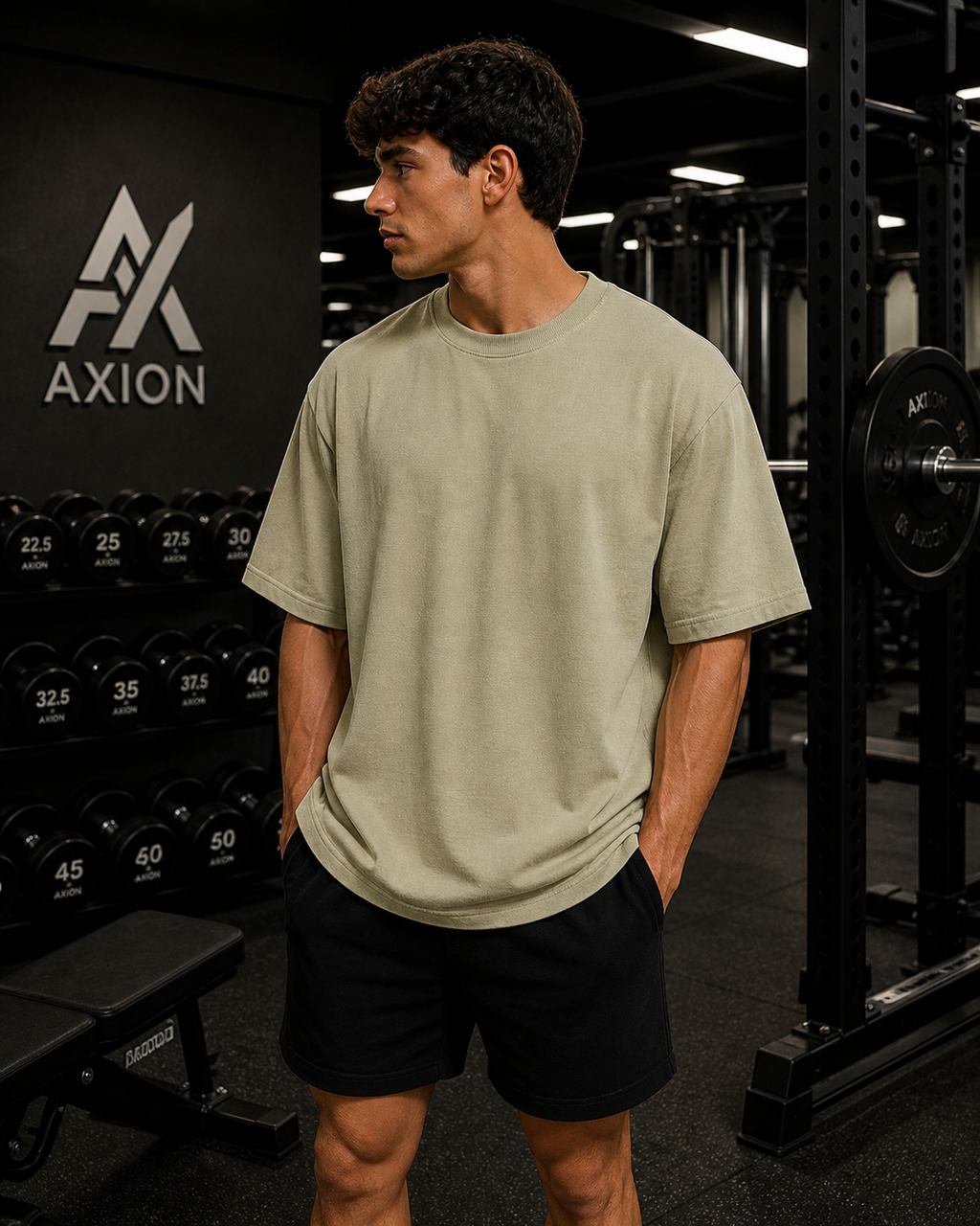 AXION Oversized Tee – Built Different