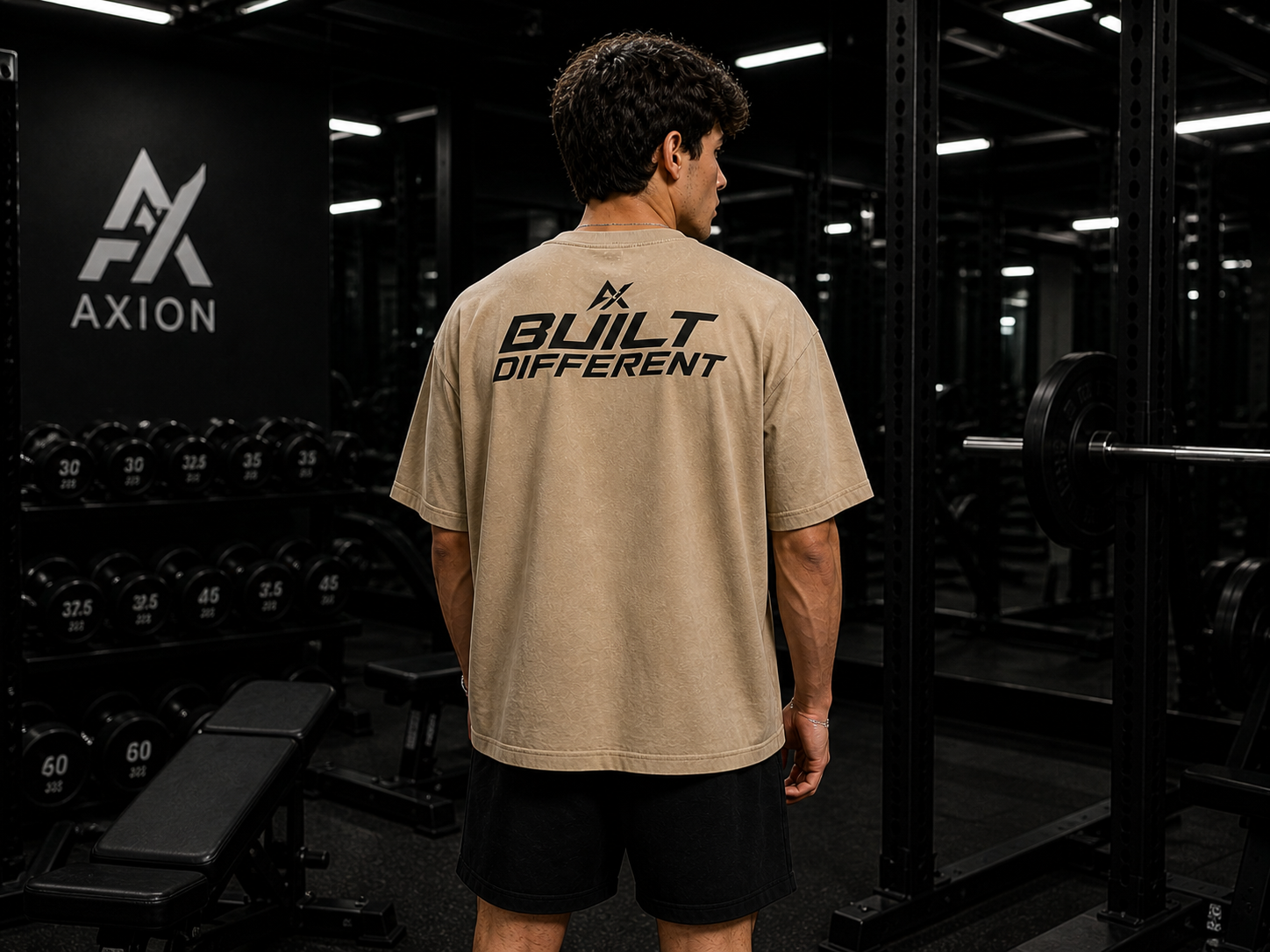 AXION Oversized Tee – Built Different