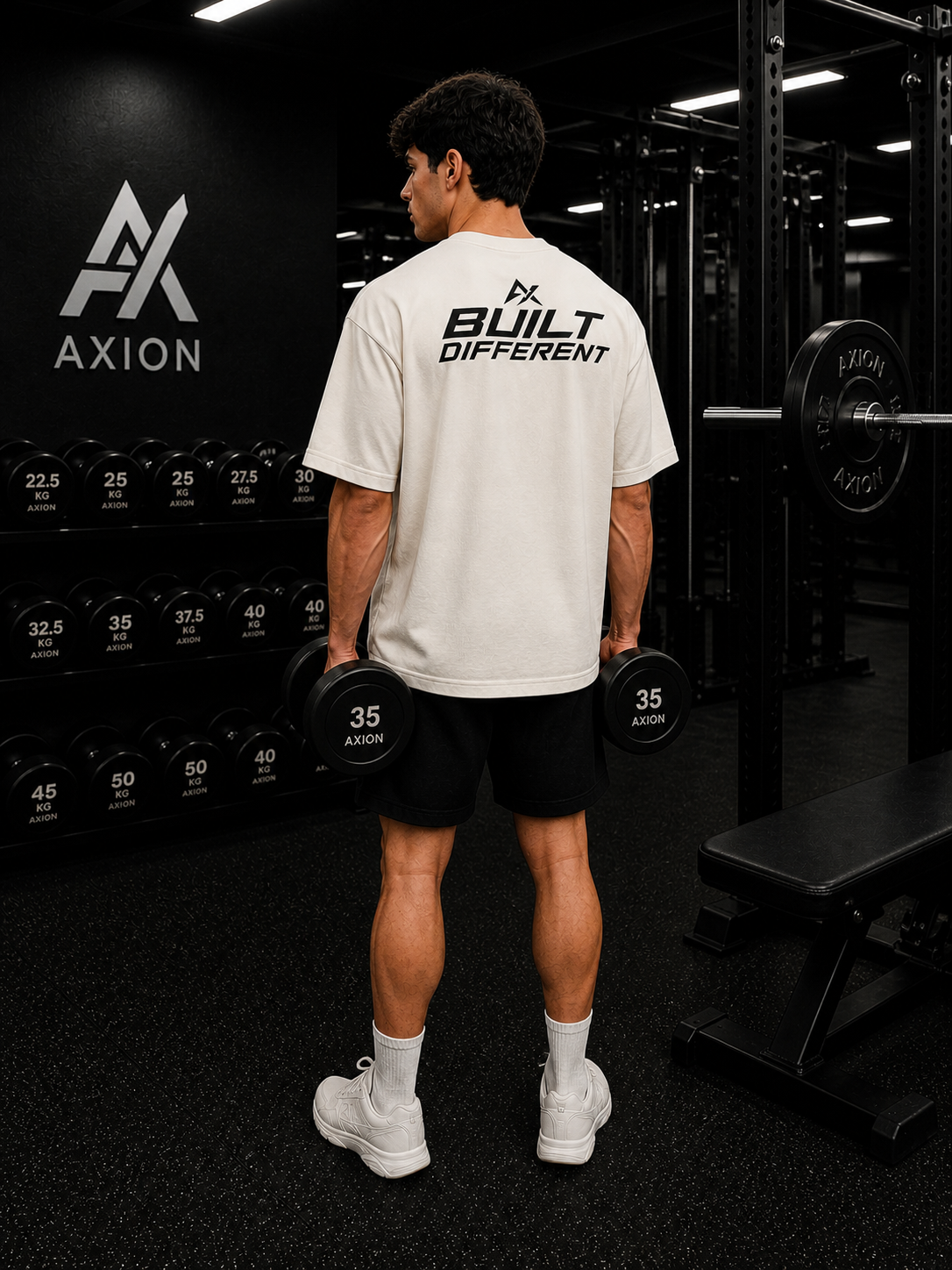 AXION Oversized Tee – Built Different