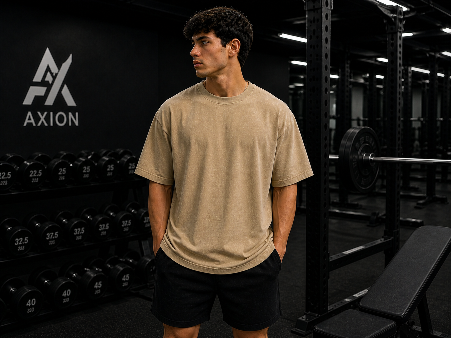 AXION Oversized Tee – Built Different