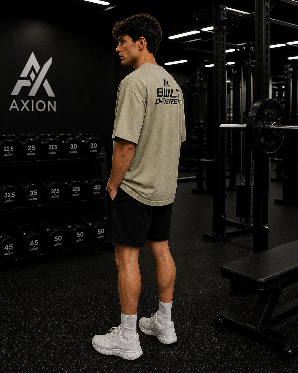 AXION Oversized Tee – Built Different
